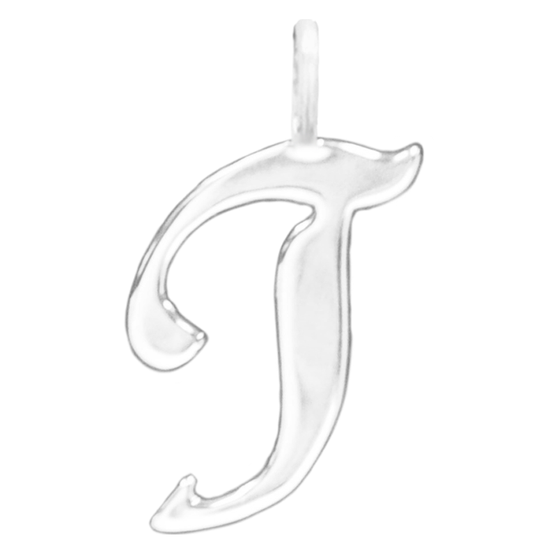 800T | Sterling Silver Pendant - T