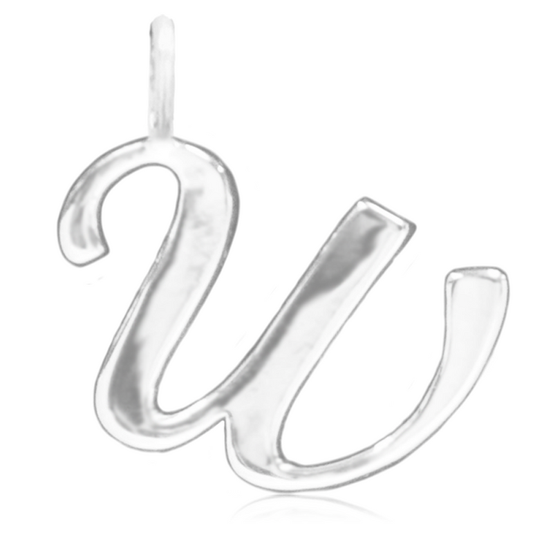 800W | Sterling Silver Pendant – W