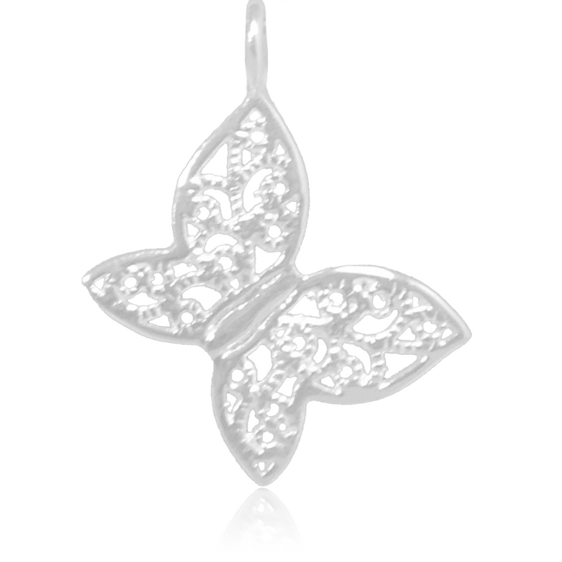 8023 | Sterling Silver Pendant - Butterfly