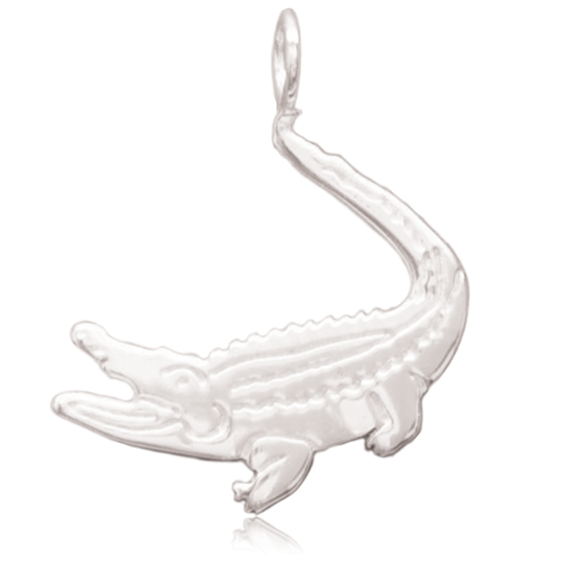 8051 | Sterling Silver Pendant - Alligator