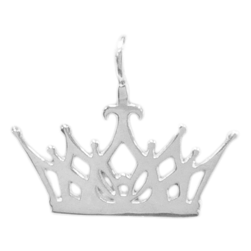 8054 | Sterling Silver Pendant - Crown