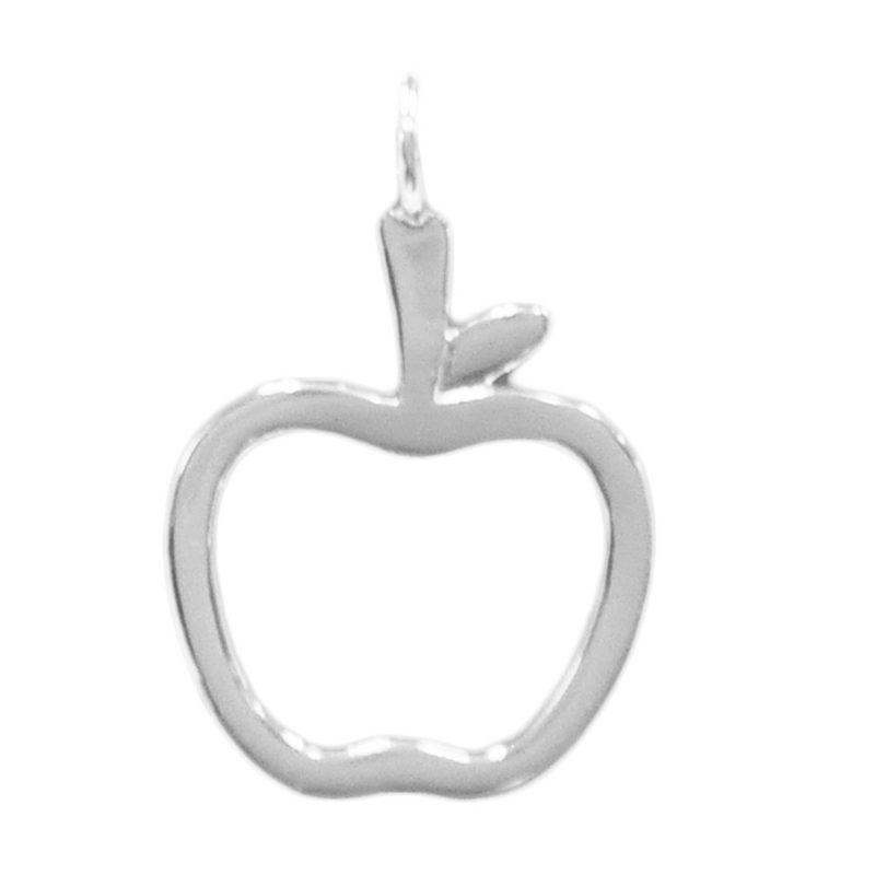 8057 | Sterling Silver Pendant - Apple