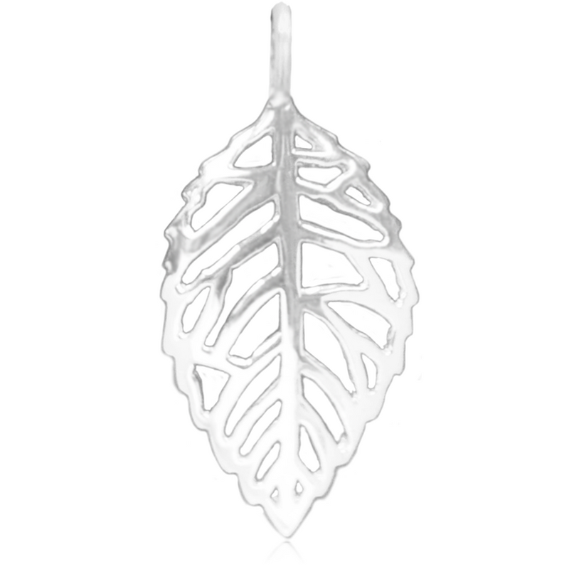 8068 | Sterling Silver Pendant – Leaf