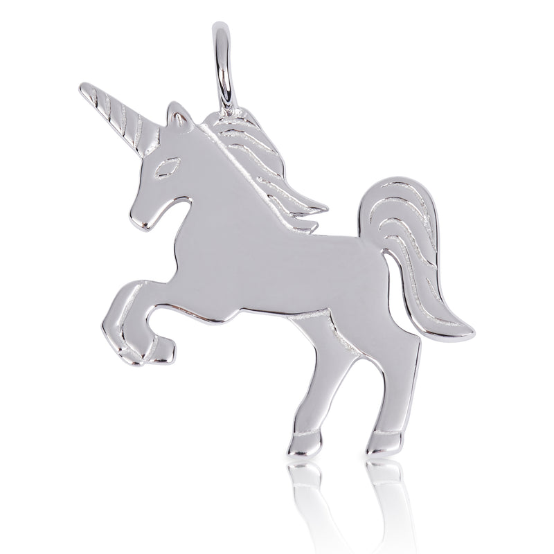 8080 | Sterling Silver Pendant – Unicorn