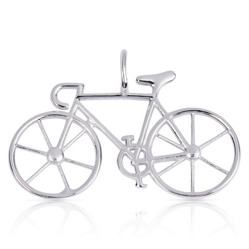 8092 | Sterling Silver Pendant – Bicycle