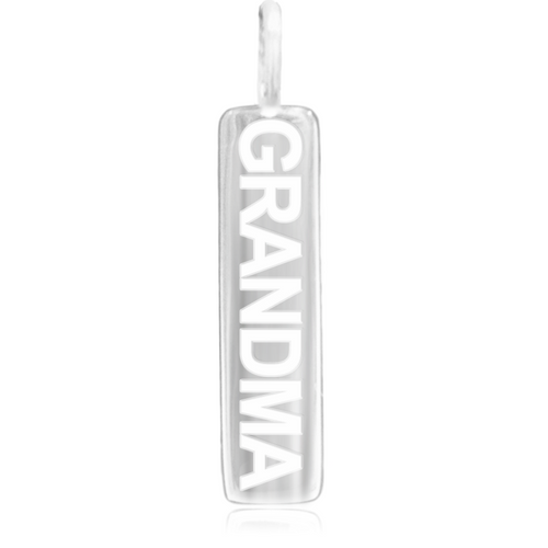 8WB-GRANDMA | Sterling Silver Pendant – Word Bar GRANDMA