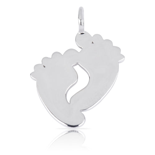 8096 | Sterling Silver Pendant – Baby Feet