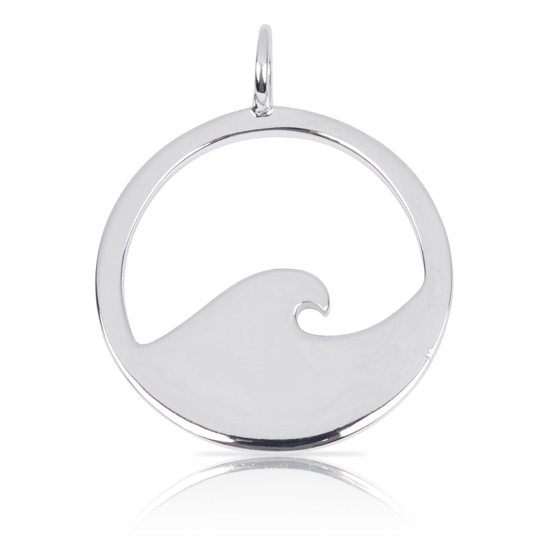 8098 | Sterling Silver Pendant – Wave